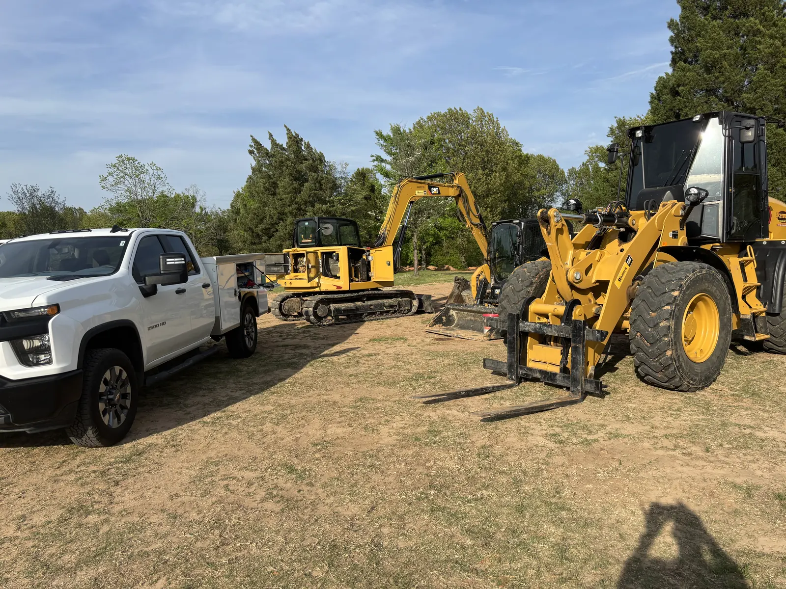 Fleet equipment and service truck lineup after mobile repairs