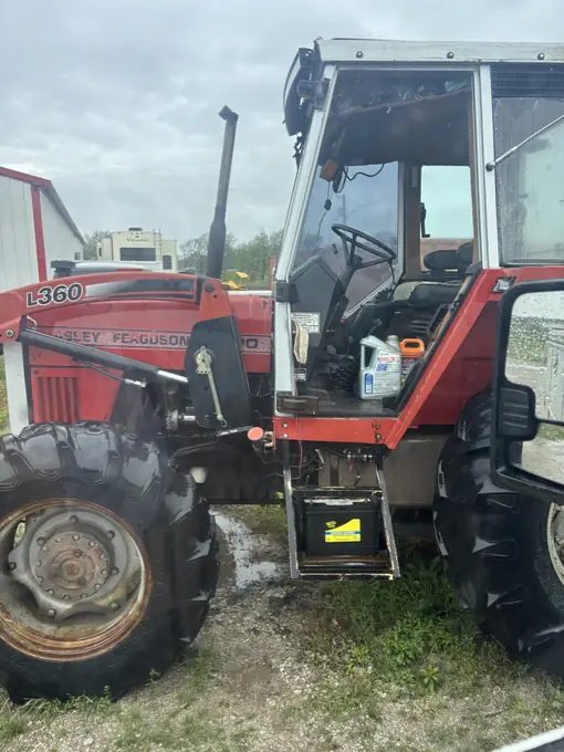 Massey Ferguson tractor serviced by mobile fleet mechanics